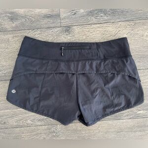 Lululemon Black Low-Rise Athletic Shorts